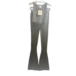 Lita By Ciara - Revolve‎ NWT Two Piece Ribbed Set Black Size Small MSRP $276